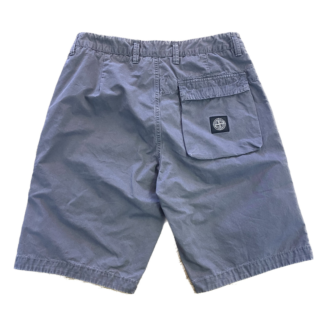 Stone Island Regular Fit Cargo Shorts in Grey