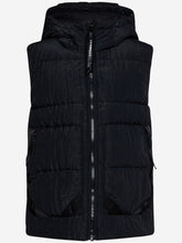 Load image into Gallery viewer, CP Company Junior Saint Peter Goggle Down Gilet in Black
