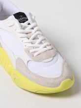 Load image into Gallery viewer, Valentino Garavani Bubbleback Mesh and Suede Trainers in White / Yellow
