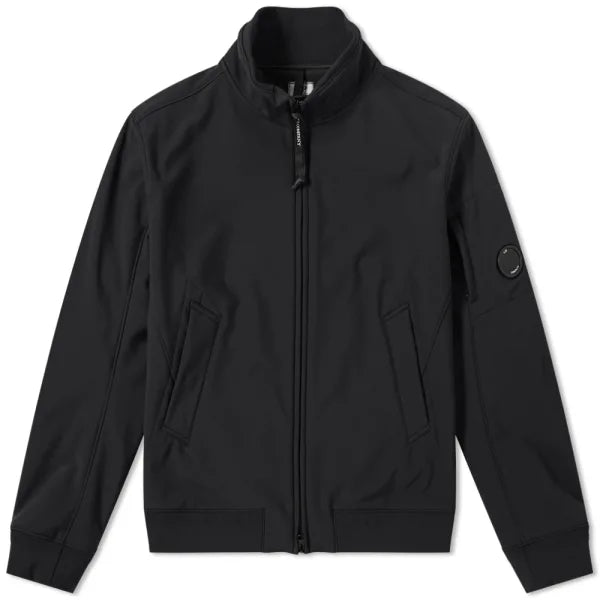 CP Company Junior Harrington Soft Shell - R Lens Jacket in Black