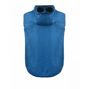 CP Company Junior Garment Dyed Gilet In Blue