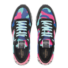Load image into Gallery viewer, Valentino Camo Garavani Rockrunner Trainers In Sky Blue
