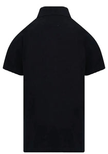 Off-White Junior Helvetica Polo Shirt in Black