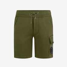 Load image into Gallery viewer, CP Company Junior Lens Shorts In Khaki
