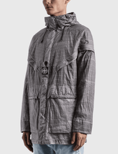 Load image into Gallery viewer, Stone Island Reflective Grid Parka In Blue Grey
